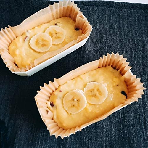 Disposable White Bread Loaf Baking Liners Non-Stick Loaf Bread Baking Liners Paper Loaf Cups Liners - big yellow