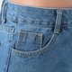 thumbnail image 4 of Gibobby Pantalones para mujer Jeans ajustados de talle de color sólido de moda casual para mujer Jeans ajustados con borla rasgada(Azul,CH), 4 of 5