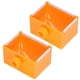 thumbnail image 2 of Cuenco de alimentación para mascotas, Material plástico limpio fácil de encontrar, evita morder, comedero para mascotas, jaula de acero para comer, 2 uds., 2 of 8