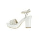 thumbnail image 3 of Sandalia de vestir Tacones Mujer Sintetico Plata Leon 023479, 3 of 4