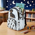 thumbnail image 3 of Xoenoiee Dachshund Paw Stripe Print Backpack for Kids Girls, Large Capacity School Backpack Bookbag Lightweight Casual Daypack with Adjustable Shoulder Strap for Travel Hiking School, 3 of 7