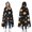 Sun and Moon Gothic Pattern, variant on Skull and Rose Gothic Pattern Hooded Flannel Blanket, Home Movie Throw with Hood & Wrap Design, Anti-Pill Finish Gifts for Christmas Birthday Holiday,50"x60"