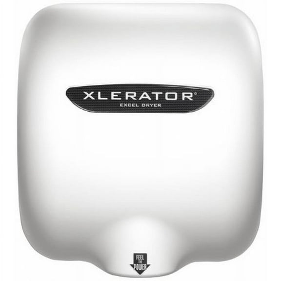 Automatic Hand Dryer, 8 sec Dry, 68 to 77, 208 to 277V AC, White, Epoxy Enamel