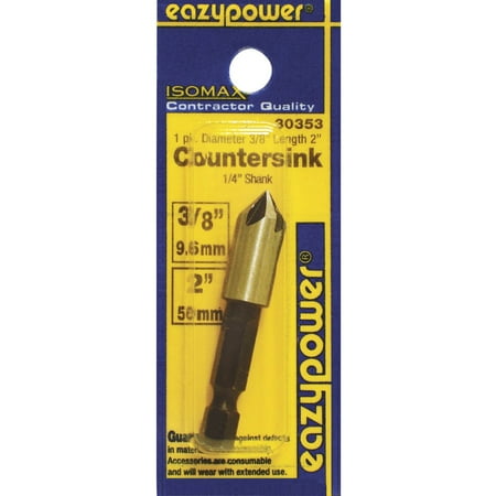 

Eazypower-Eazypower 3/8 In. Soft Metal Wood Countersink