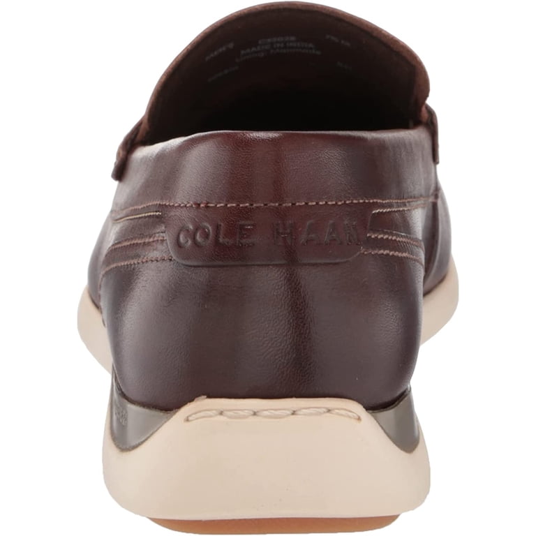 Cole Haan Men\'s Grand Atlantic Penny Loafer Shoes Chestnut Leather Slip On SZ 13 Cole Haan Grand Atlantic Penny Loafer Slip On Moc Toe Dress  main image 4
