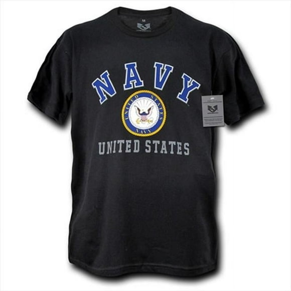 Rapid Dominance S27-NA1-BLK-02 30 Tee Simple Us Navy Classic - Noir - Moyen