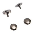 thumbnail image 2 of 50 Sets Magnetic Snap Buttons 14x4mm High Hardness Alloy Magnetic Button Clasp Snaps for Decorating Punk Clothing Shoes Silver Black, 2 of 3