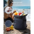 thumbnail image 3 of Mochila Cooler TOURIT 28 L, 38 latas, a prueba de fugas, impermeable, azul marino, 3 of 7