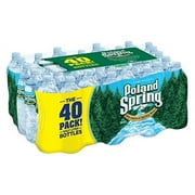 Poland Spring 100% Natural Spring Water, 16.9 Fl Oz, 40 Count Bottles