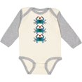 thumbnail image 3 of Inktastic Blue Crab Lover Boys or Girls Long Sleeve Baby Bodysuit, 3 of 5