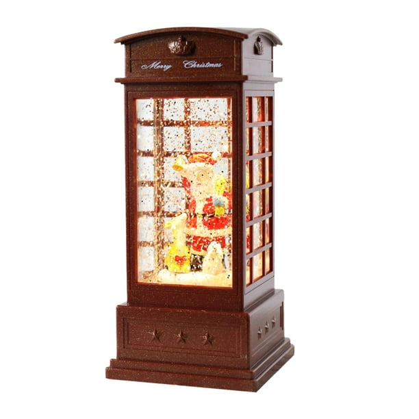 Adorno decorativo de centro de mesa con luz navideña creativa para fiestas y festivales. Anciano