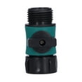 thumbnail image 4 of Conector Del Rociador De Agua, Conector Rápido De Válvula De Agua G3/4 Pulgadas Fácil De Instalar ABS Para Manguera De Agua Para Jardín, 4 of 7
