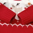 thumbnail image 6 of Newborn Baby Girls Boys Ugly Christmas Sweater Knit Oversized Sweaters Sweatshirt Outfits for Kids Infant, 6 of 7