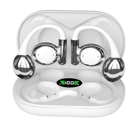 Wireless Earbuds,Bluetooth 5.4 Headphones Sport, Bluetooth Earbuds with Mic, 48H Stereo Wireless Headphones IP7 Waterproof with Earhooks,LED Display for Workout/Running