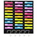 thumbnail image 3 of Heavy Duty Storage Pocket Chart for Classroom, 30 Pockets, 5 Overdoor Hangers Included, Hanging Wall File Organizer for Office File Folders, Assignments, Files, Scrapbook Papers & More (Black), 3 of 10
