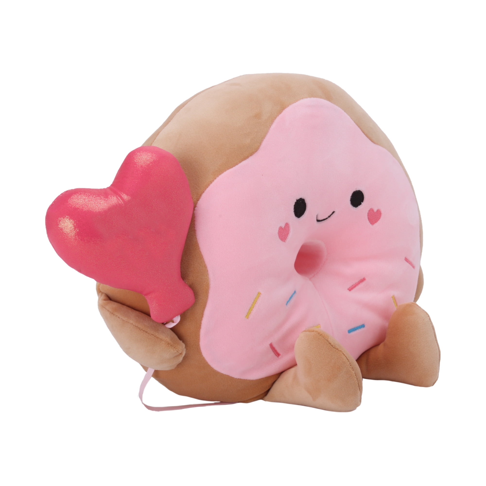 Valentine 13.5", Donut Plush - Pink