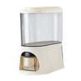 thumbnail image 4 of kowaku Rice Storage Container Grain Bucket Clear Top Opening Dry Food Storage Container with Removable Lid for Snacks Home Beans Mom cream color, 4 of 9