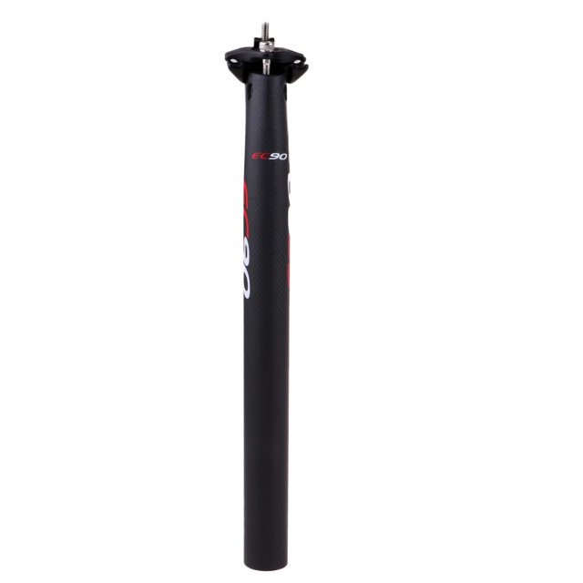 3K Matte 27.2 / 30.8 / 31.6 SeatPost 350mm / 400mm Poste Del Asiento De La Bicicleta Para La Mayoría De Mountain Road Bike MTN BMX 31.6x350mm SOLEDAD Tija de sillín de bicicleta