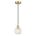 thumbnail image 3 of Innovations Lighting - White Mouchette - 1 Light Cord Hung Mini Pendant In, 3 of 7