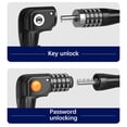 thumbnail image 4 of Bike Chain Lock with Keys Steel Riding Equipment Safety Bike Chain Lock Four-digit Number Waterproof Password Locks Electric Accessories, 4 of 9