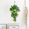 thumbnail image 5 of laqbezok Artificial Lemon Teardrop Wreath, 28.7" Prong Lemon Artificial Flower Wall Hanging Swag, Artificial Lemon Garland Wall Hanging Plant Flower, for Spring Summer Front Door Wedding Home Decor, 5 of 6