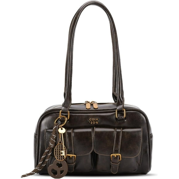 Shoulder Bag Purses for Women Y2k Shoulder Handbags Multiple Pockets Retro Trendy Designer Underarm Purse