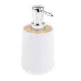 thumbnail image 3 of Dispensador de jabón para fregadero, botella con dispensador de loción elegante Blanco, 3 of 9