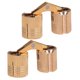 thumbnail image 2 of GOOHOCHY Bisagras de resorte cilíndricas de bisagra de cobre pesado de 2 piezas para caja de puertas (14 mm), 2 of 7