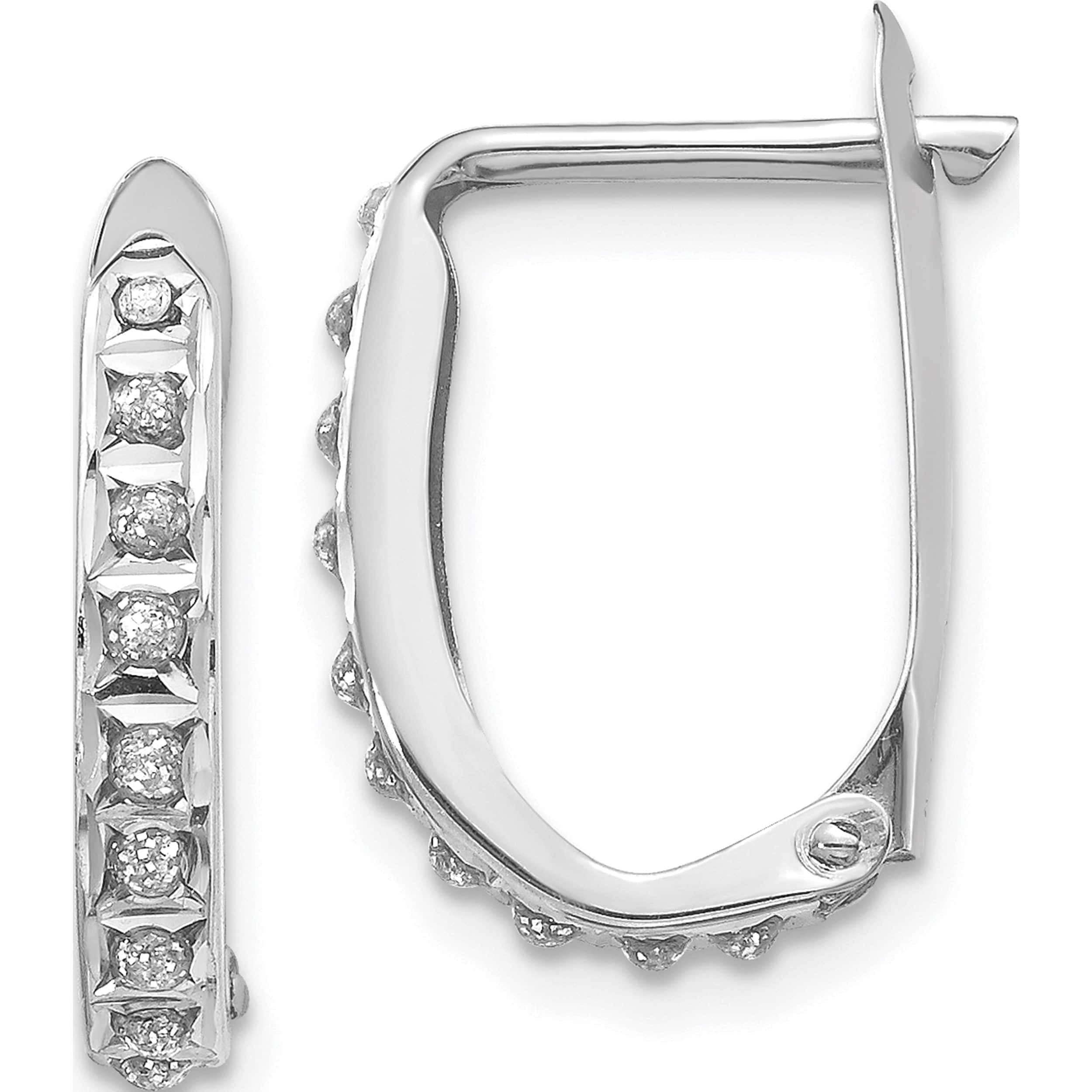 leverback hoop earrings