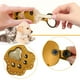 thumbnail image 3 of Llavero de cuero con recuerdo de pelo de mascota | Llavero conmemorativo de pata para perro o gato | Regalo para la pérdida de una mascota con compartimento, 3 of 5