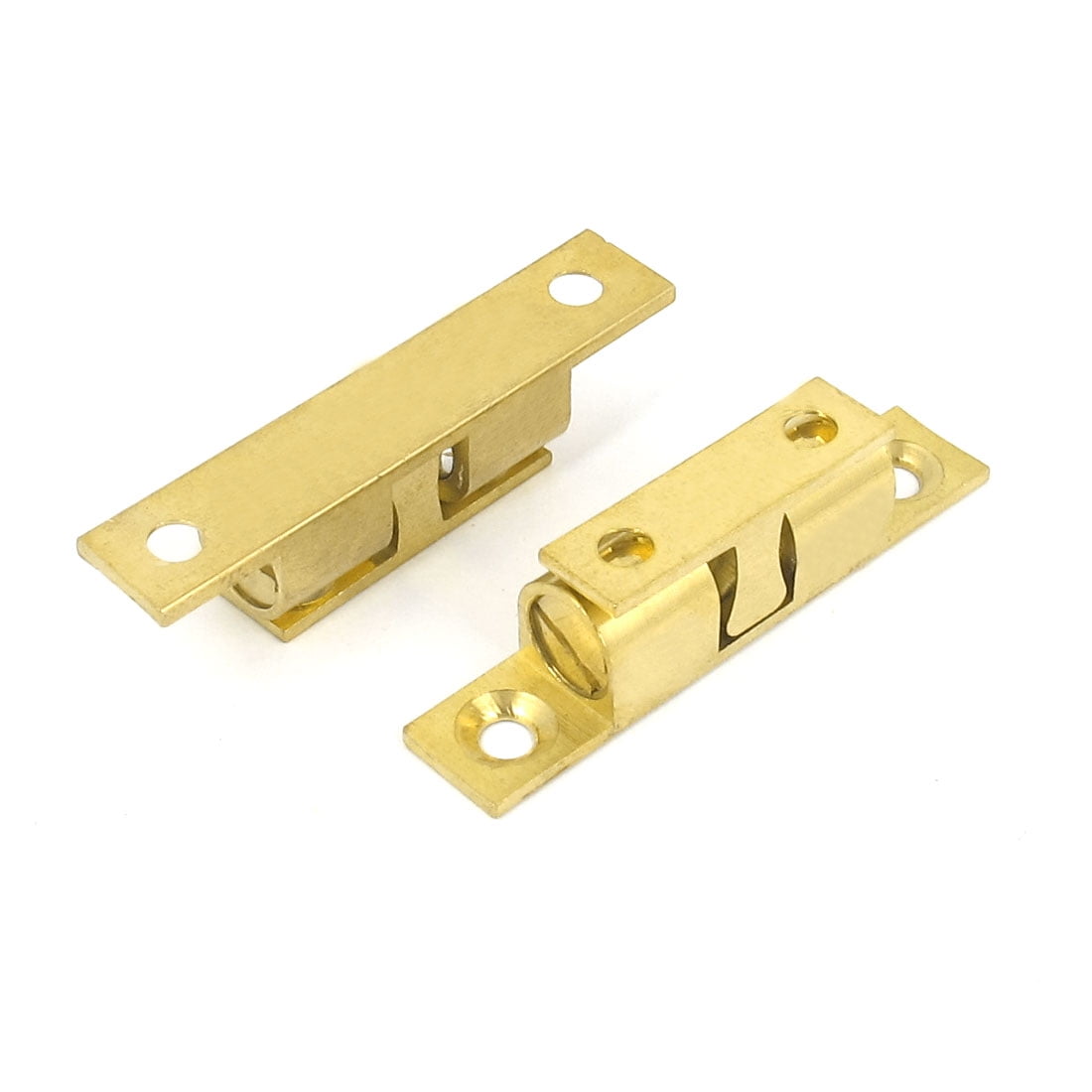 Cabinet Door Metal Double Ball Catch Latch Hardware Tool 50mm 2pcs
