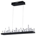 thumbnail image 1 of CWI Lighting Lustre LED Juliette avec Finition Noire, 1 of 3