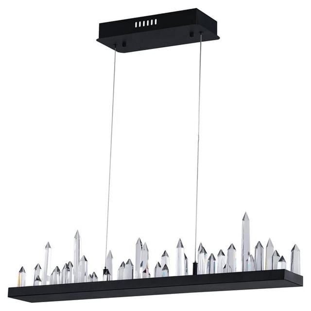 CWI Lighting Lustre LED Juliette avec Finition Noire