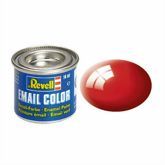 Revell Enamels 14ml Paint Tinlet, Fiery Red Gloss