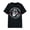 Black, variant on Short Sleeve Womens Tees Fashion Tops Graphic Print Casual Crew Neck Shirts Summer