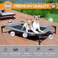 thumbnail image 2 of K&H PET PRODUCTS Cuna para Mascotas, Cama elevada para Perro, Malla Gris/Negra, Grande, 30 x 42 x 7 Pulgadas, 2 of 5
