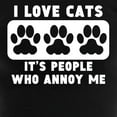 thumbnail image 3 of CafePress - I Love Cats People Annoy Me Pajamas - Women's Dark Pajamas, 3 of 4
