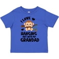 thumbnail image 3 of Inktastic Monkey I Love Hanging out with My Grandad Boys or Girls Toddler T-Shirt, 3 of 5