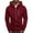 Z01-01Red, variant on TBWNWG Sweaters for Men,Men's Autumn Winter Top Blouse Slim Casual Solid Soft Top Coat Long Sleeve Hooded Sweatshirt Top Jacket ,Size 3XL