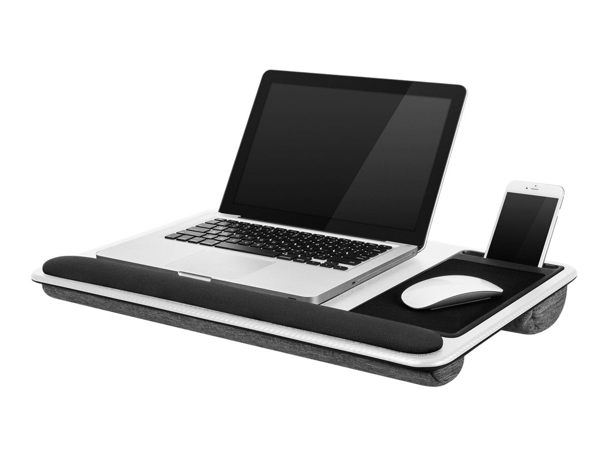 LapGear LapDesk XL Deluxe Laptop Notebook pad 17" carbon white