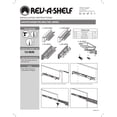 thumbnail image 4 of Rev-A-Shelf Support Latéral Extensible pour Attaches 12 Pouces, Nickel Satiné, 4 of 4