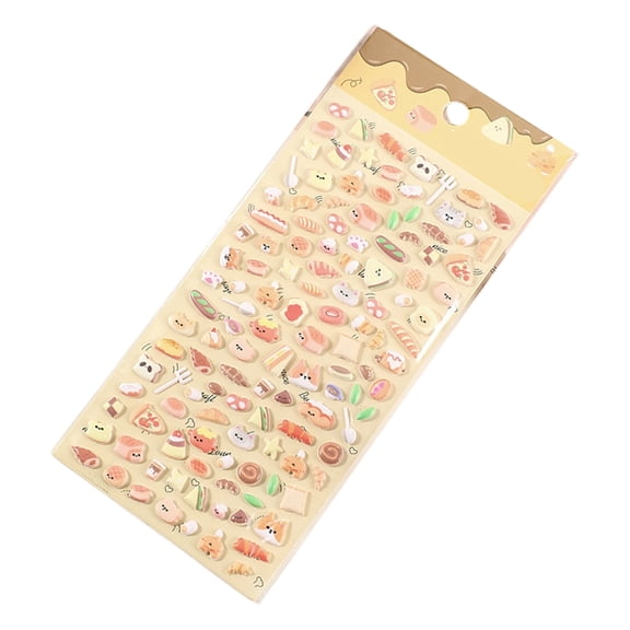 Adorable Sticker Cartoon Stickers Tiny Handcraft Stickers Reusable Tiny Sticker for Water Bottle, Notebook, Scrapbooking