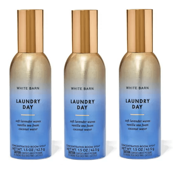 Laundry Day Concentrated Room Spray by Bath Body Works - Pack of 3