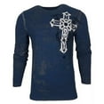 thumbnail image 4 of XTREME COUTURE by AFFLICTION Men's T-shirt DARKER SIDE Thermal Biker MMA S-2X, 4 of 9