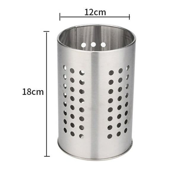 Bgsha Stainless Steel Utensil Holder Kitchen Utensil Cutlery Stand Rack Drainer