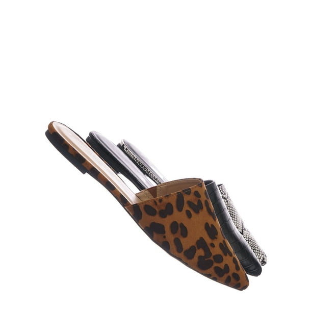 pointed backless flats