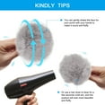 thumbnail image 4 of Uxcell Faux Fur Pom Poms for Hats, Fluffy Soft Fur Poms Balls, Pink 12 pack, 4 of 6