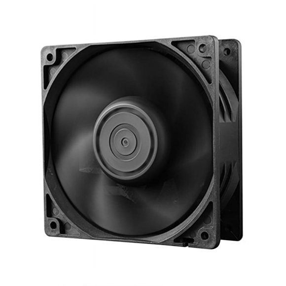 Ventilador de refrigeración portátil y práctico para caja de ordenador DC12038 de 12 V, con doble bola, ventilador de refuerzo