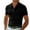 GB-Black, variant on ADSSDQ Men's Muscle V Neck Polo Shirts Waffle Knit Short Sleeve Silm Fit Summer Button Sweater Plaid Shirts Red 3XL
