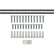 Picture Hang Solutions 225-lb Capacity 45-inch Aluminum Flare Cleat Hangers for Heavy Duty Picture Hanging on Drywall, Plaster, and Wood Panel Walls 1 Pair per Pack